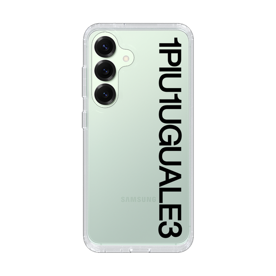 Slim Protection Case for Samsung Galaxy S25［ 1PIU1UGUALE3 - Logo - Black ］