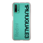 Slim Protection Case for Xiaomi Redmi 9T［ 1PIU1UGUALE3 - Logo - Black ］