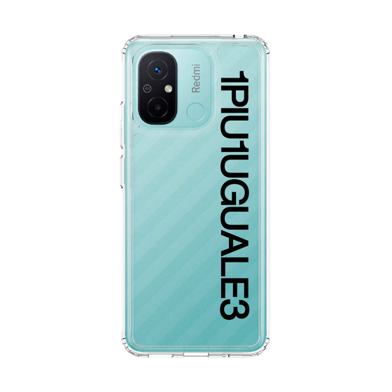 Slim Protection Case［ 1PIU1UGUALE3 - Logo - Black ］
