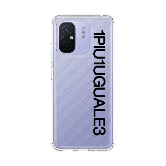 Slim Protection Case［ 1PIU1UGUALE3 - Logo - Black ］