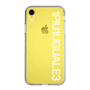 Slim Protection Case for Apple iPhone XR［ 1PIU1UGUALE3 - Logo - White ］