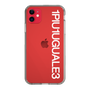Slim Protection Case for Apple iPhone 11［ 1PIU1UGUALE3 - Logo - White ］