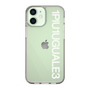Slim Protection Case for Apple iPhone 12 mini［ 1PIU1UGUALE3 - Logo - White ］