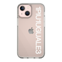 Slim Protection Case for Apple iPhone 13 mini［ 1PIU1UGUALE3 - Logo - White ］