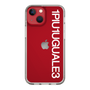 Slim Protection Case for Apple iPhone 13 mini［ 1PIU1UGUALE3 - Logo - White ］