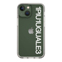 Slim Protection Case for Apple iPhone 13 mini［ 1PIU1UGUALE3 - Logo - White ］