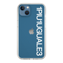 Slim Protection Case for Apple iPhone 13［ 1PIU1UGUALE3 - Logo - White ］