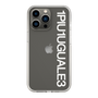 Slim Protection Case for Apple iPhone 13 Pro［ 1PIU1UGUALE3 - Logo - White ］