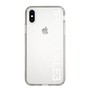 Slim Protection Case for Apple iPhone XS［ 1PIU1UGUALE3 - Logo - White ］