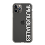 Slim Protection Case for Apple iPhone 11 Pro［ 1PIU1UGUALE3 - Logo - White ］