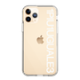 Slim Protection Case for Apple iPhone 11 Pro［ 1PIU1UGUALE3 - Logo - White ］