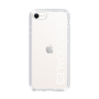 Slim Protection Case for Apple iPhone SE 3rd Generation［ 1PIU1UGUALE3 - Logo - White ］