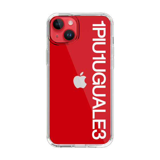 Slim Protection Case for Apple iPhone 14 Plus［ 1PIU1UGUALE3 - Logo - White ］