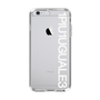 Slim Protection Case for Apple iPhone 6s Plus［ 1PIU1UGUALE3 - Logo - White ］