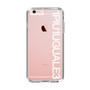 Slim Protection Case for Apple iPhone 6s Plus［ 1PIU1UGUALE3 - Logo - White ］