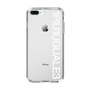 Slim Protection Case for Apple iPhone 8 Plus［ 1PIU1UGUALE3 - Logo - White ］