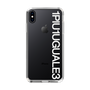 Slim Protection Case for Apple iPhone XS Max［ 1PIU1UGUALE3 - Logo - White ］