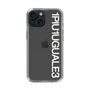 Slim Protection Case for Apple iPhone 15［ 1PIU1UGUALE3 - Logo - White ］