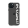 Slim Protection Case for Apple iPhone 15 Plus［ 1PIU1UGUALE3 - Logo - White ］