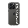 Slim Protection Case for Apple iPhone 15 Pro［ 1PIU1UGUALE3 - Logo - White ］