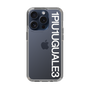 Slim Protection Case for Apple iPhone 15 Pro［ 1PIU1UGUALE3 - Logo - White ］