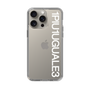 Slim Protection Case for Apple iPhone 15 Pro Max［ 1PIU1UGUALE3 - Logo - White ］