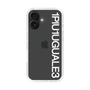 Slim Protection Case for Apple iPhone 16［ 1PIU1UGUALE3 - Logo - White ］