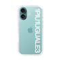 Slim Protection Case for Apple iPhone 16［ 1PIU1UGUALE3 - Logo - White ］