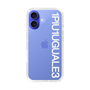 Slim Protection Case for Apple iPhone 16［ 1PIU1UGUALE3 - Logo - White ］