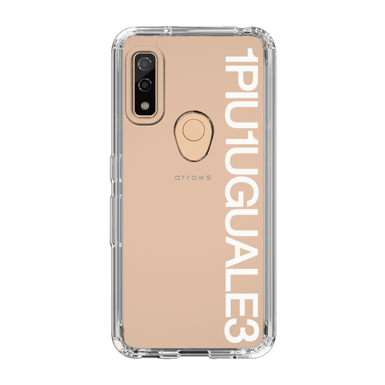 Slim Protection Case for FCNT arrows We［ 1PIU1UGUALE3 - Logo - White ］