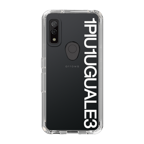 Slim Protection Case for FCNT arrows We［ 1PIU1UGUALE3 - Logo - White ］