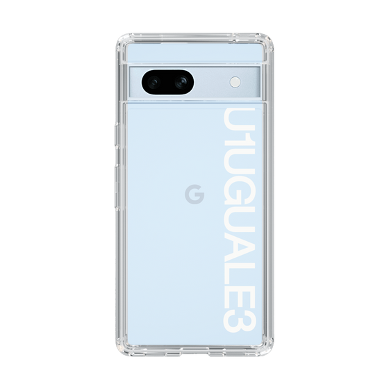 Slim Protection Case for Google Pixel 7a［ 1PIU1UGUALE3 - Logo - White ］