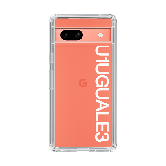 Slim Protection Case for Google Pixel 7a［ 1PIU1UGUALE3 - Logo - White ］