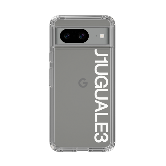 Slim Protection Case for Google Pixel 8［ 1PIU1UGUALE3 - Logo - White ］