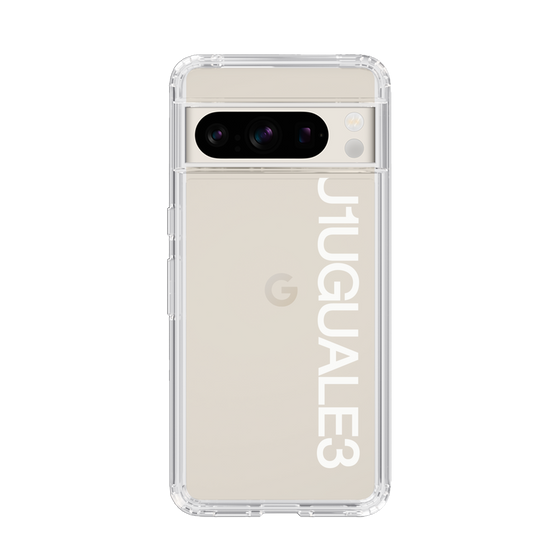 Slim Protection Case for Google Pixel 8 Pro［ 1PIU1UGUALE3 - Logo - White ］