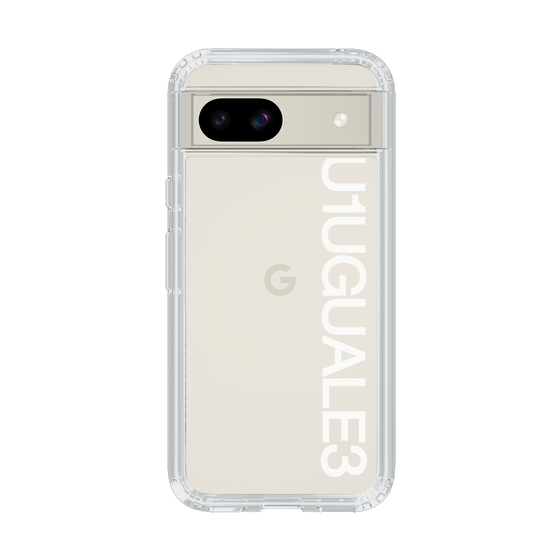 Slim Protection Case for Google Pixel 8a［ 1PIU1UGUALE3 - Logo - White ］