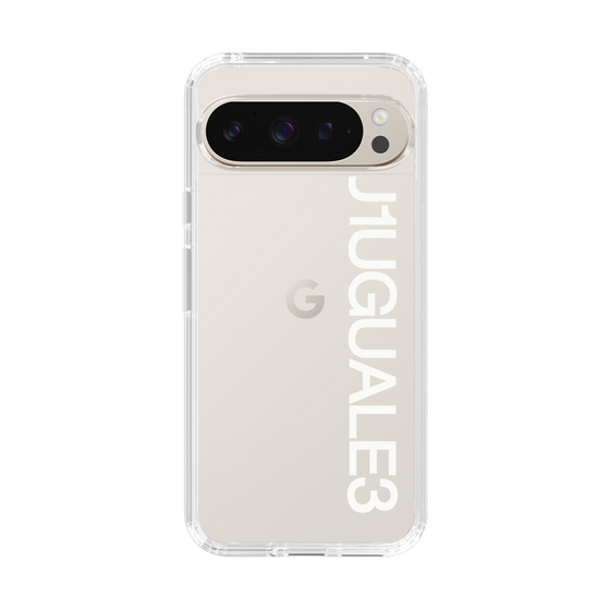 Slim Protection Case for Google Pixel 9 Pro［ 1PIU1UGUALE3 - Logo - White ］