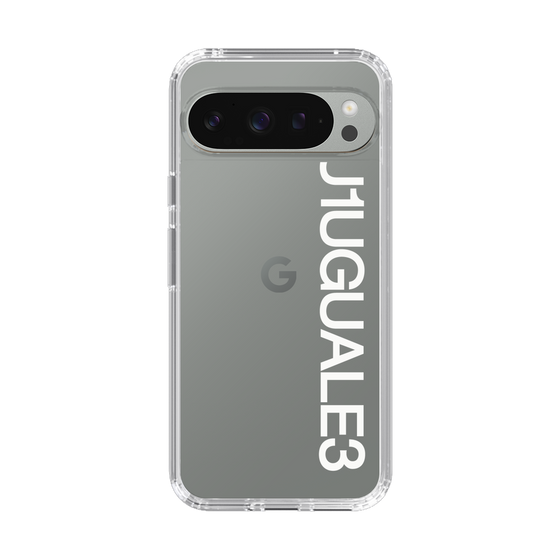 Slim Protection Case for Google Pixel 9 Pro［ 1PIU1UGUALE3 - Logo - White ］
