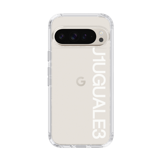 Slim Protection Case for Google Pixel 9 Pro XL［ 1PIU1UGUALE3 - Logo - White ］