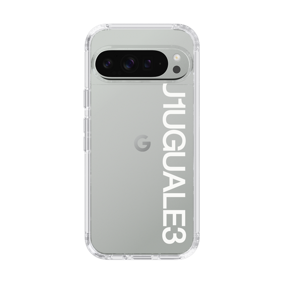 Slim Protection Case for Google Pixel 9 Pro XL［ 1PIU1UGUALE3 - Logo - White ］