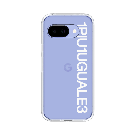Slim Protection Case for Google Pixel 9a［ 1PIU1UGUALE3 - Logo - White ］