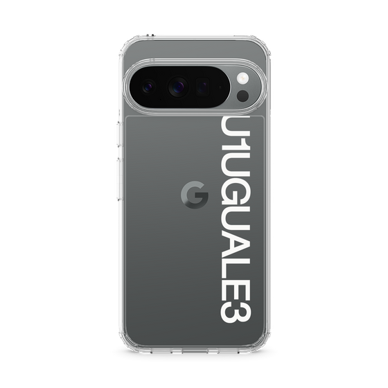Slim Protection Case［ 1PIU1UGUALE3 - Logo - White ］
