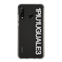 Slim Protection Case for HUAWEI P30 lite［ 1PIU1UGUALE3 - Logo - White ］