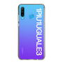 Slim Protection Case for HUAWEI P30 lite［ 1PIU1UGUALE3 - Logo - White ］