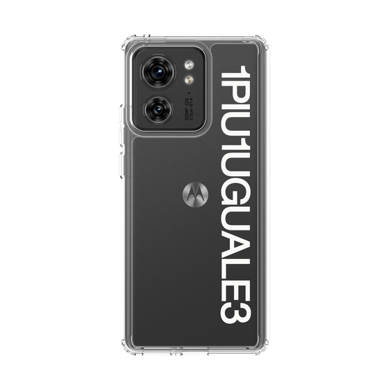 Slim Protection Case［ 1PIU1UGUALE3 - Logo - White ］