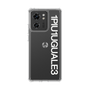 Slim Protection Case［ 1PIU1UGUALE3 - Logo - White ］