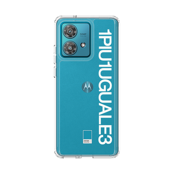 Slim Protection Case［ 1PIU1UGUALE3 - Logo - White ］