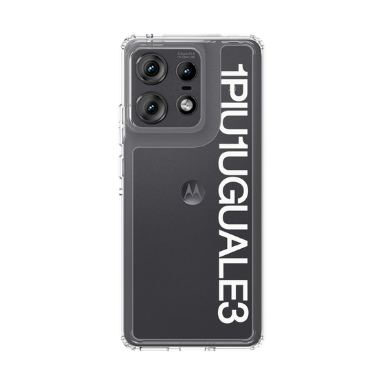 Slim Protection Case［ 1PIU1UGUALE3 - Logo - White ］