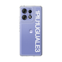 Slim Protection Case［ 1PIU1UGUALE3 - Logo - White ］