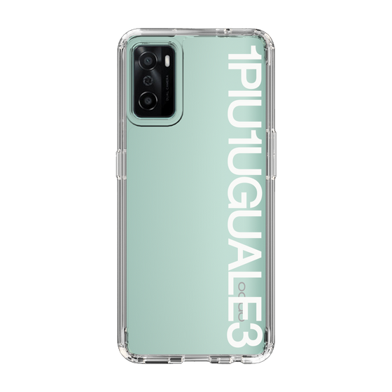 Slim Protection Case for OPPO A55s 5G［ 1PIU1UGUALE3 - Logo - White ］